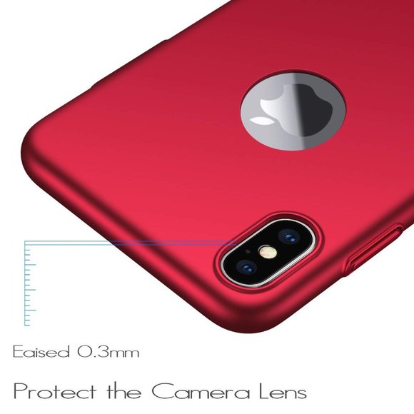 NEW iPhone Xs 10s Max Case Cover Slim Thin Red - Picture 7 of 10